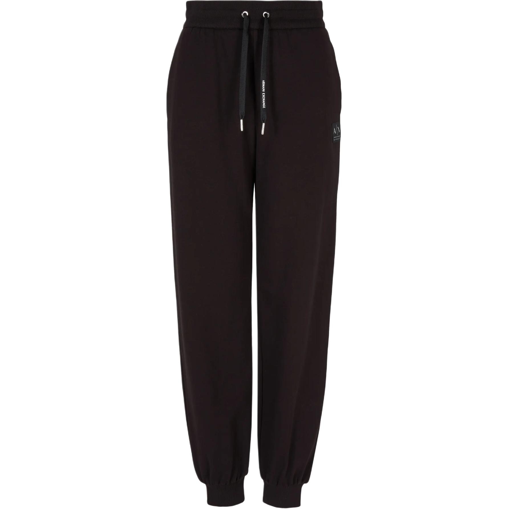 Armani Exchange SS24 Black Joggers