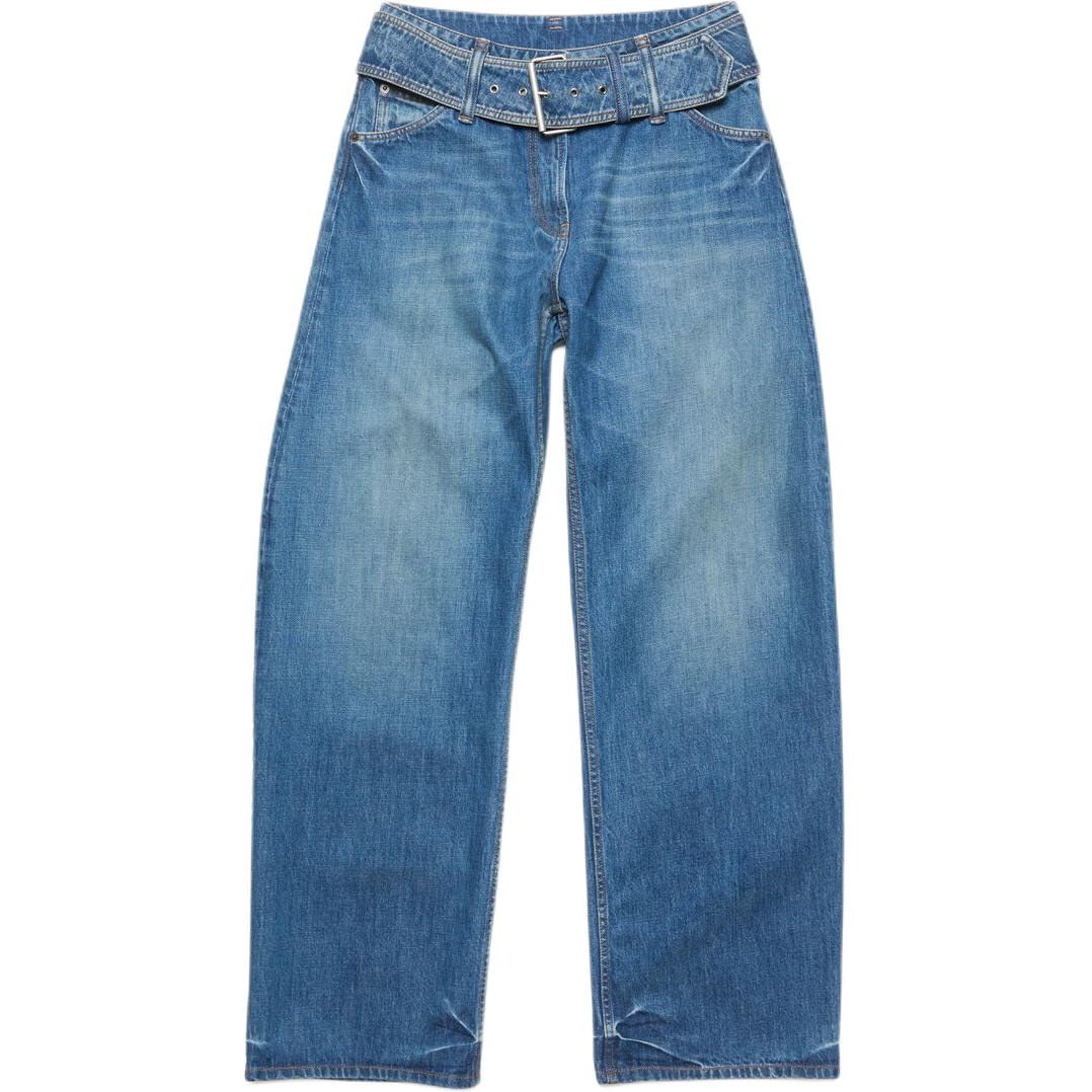 Acne Studios Wide Leg Jeans Blue