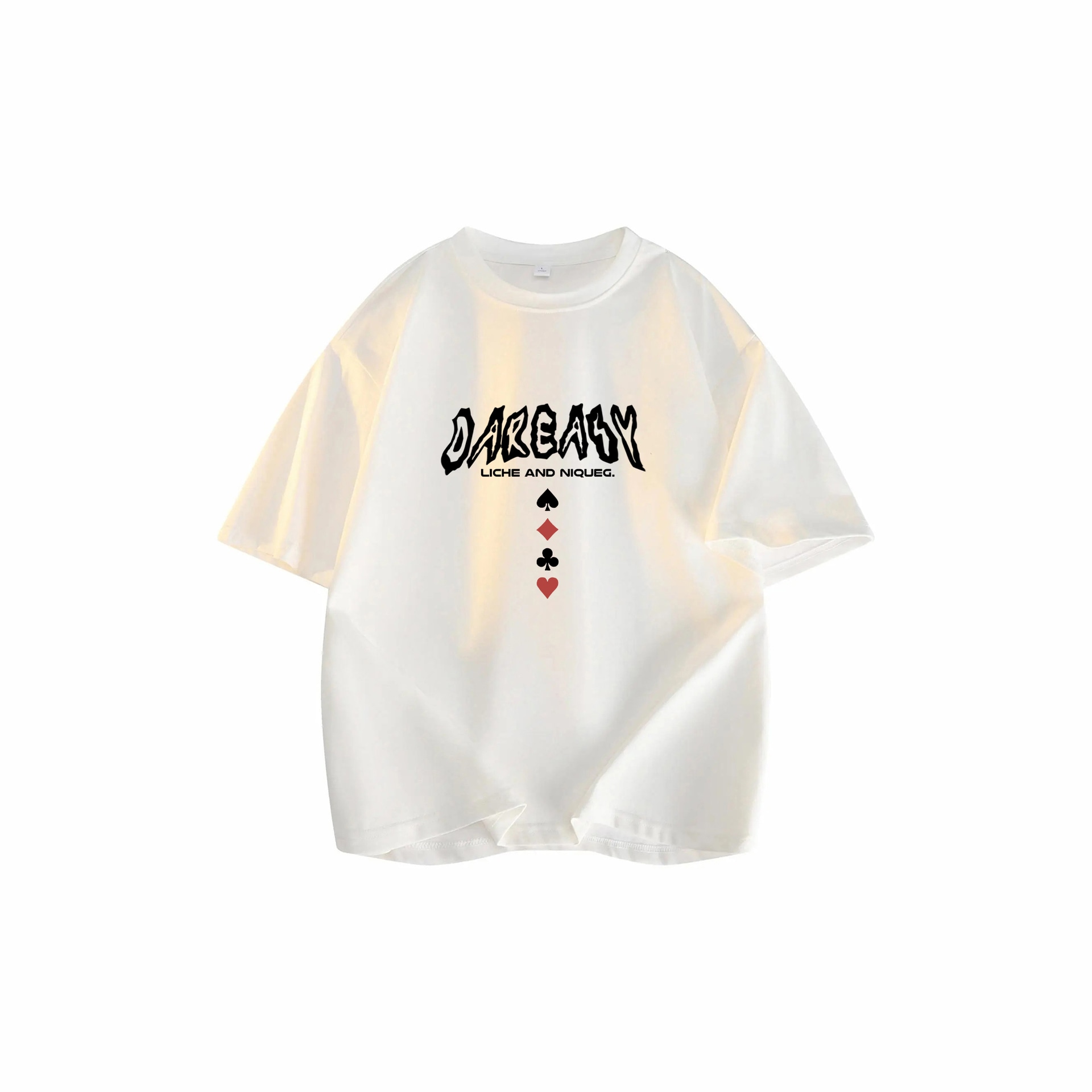 DAREASY Poker Print T-Shirt