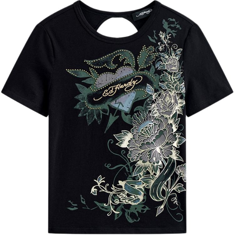 Ed Hardy SS25 T-Shirt Black