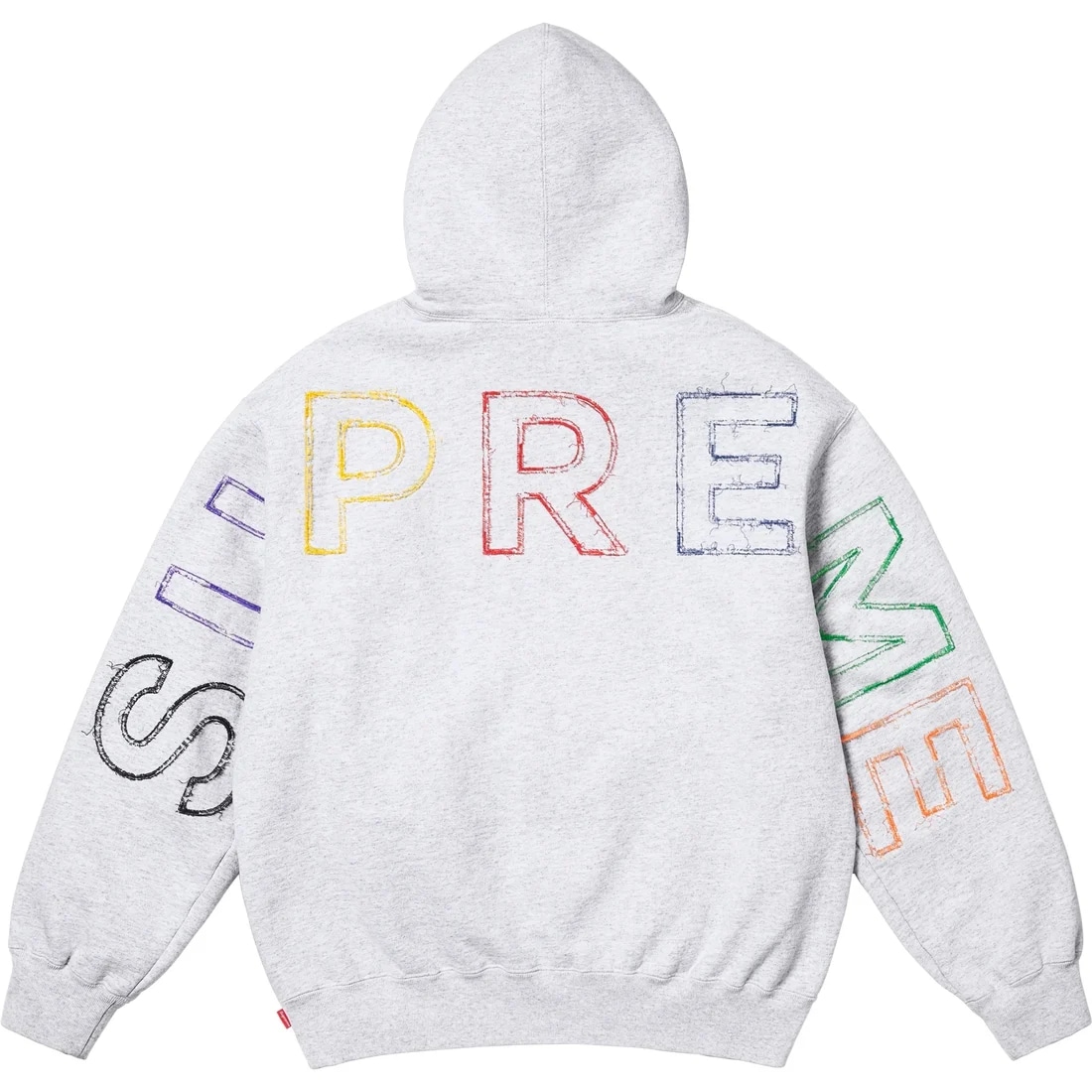 Supreme SS25 Frayed Hooded Sweatshirt