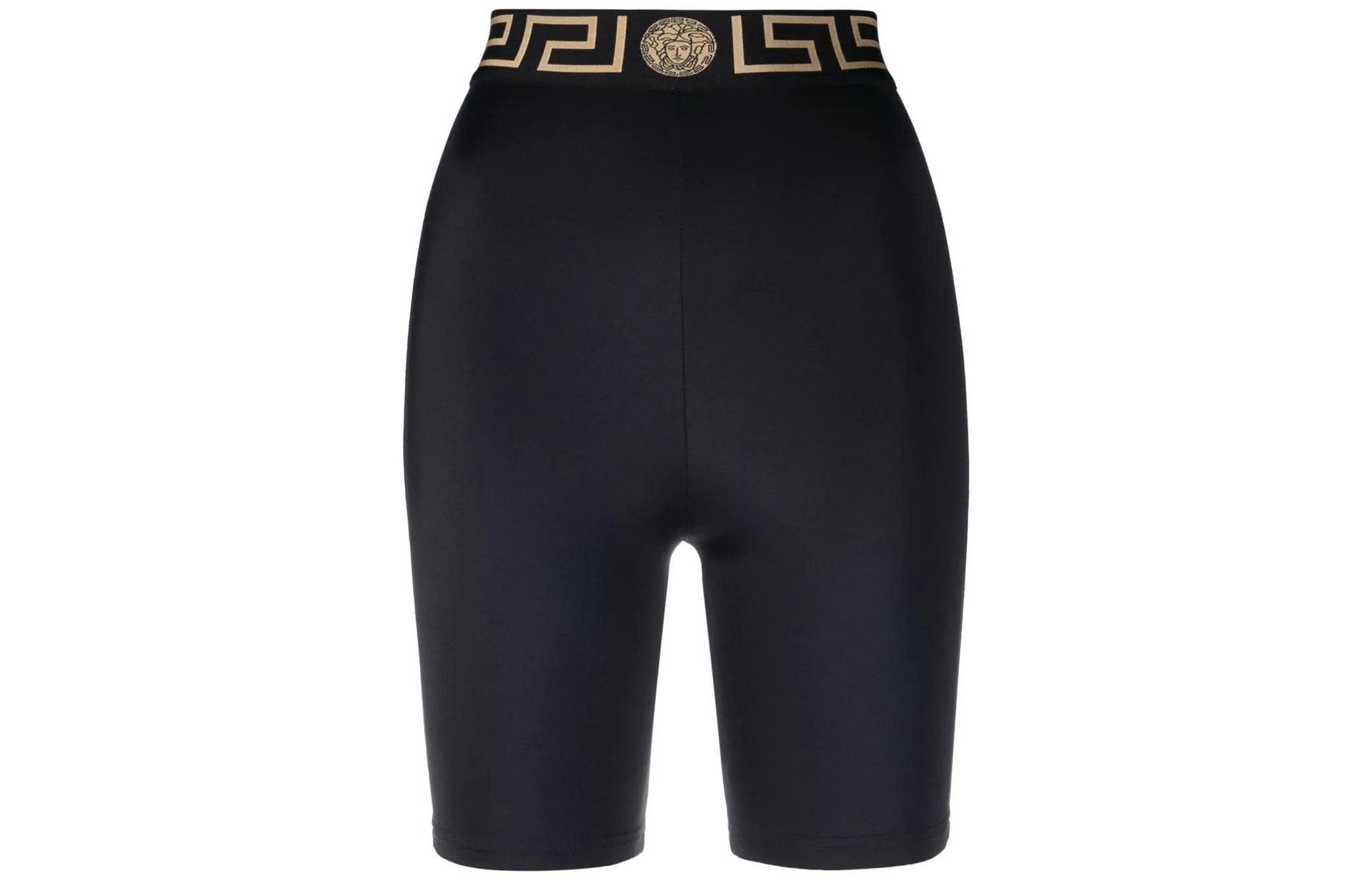 VERSACE/范思哲 Versace FW22 Logo Cycling Shorts Black