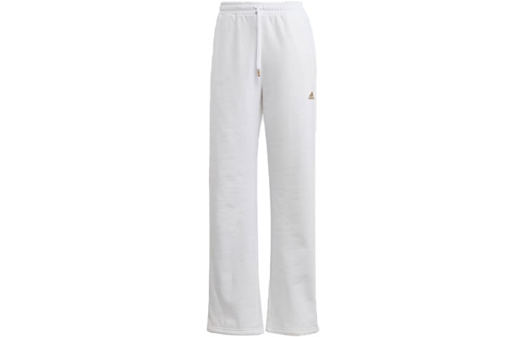 Adidas Embossed Monogram Fleece Pants Logo