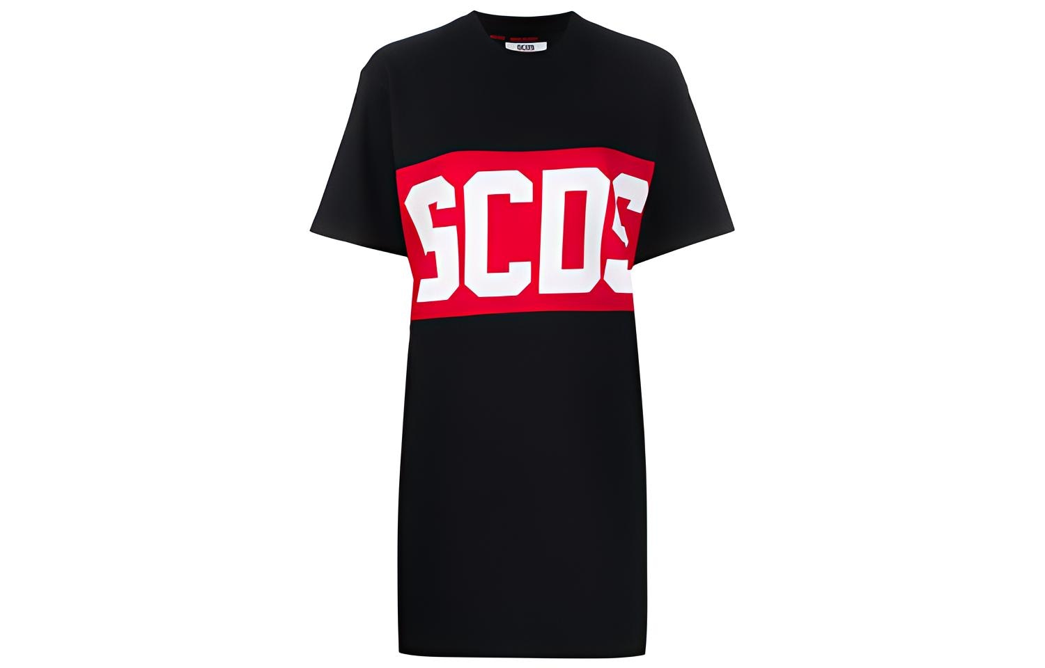 GCDS SS21 Logo Dress Black