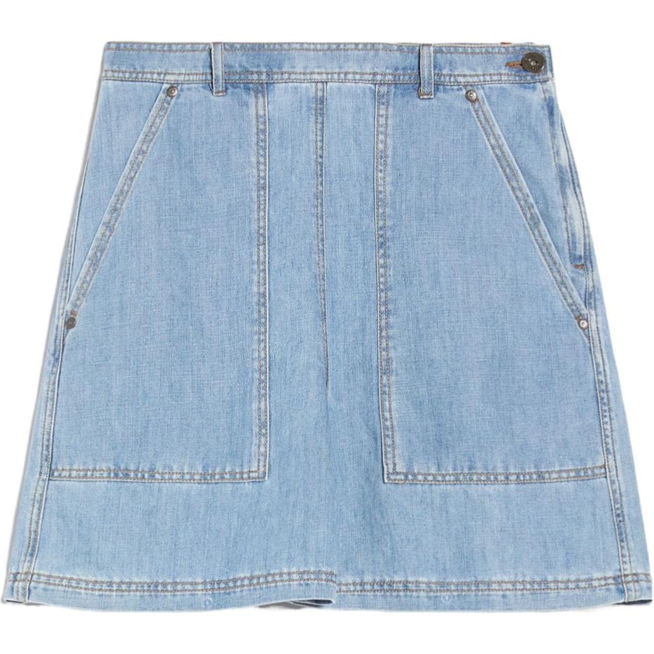 MaxMara WEEKEND MaxMara Elica Cotton And Linen Denim Jeans
