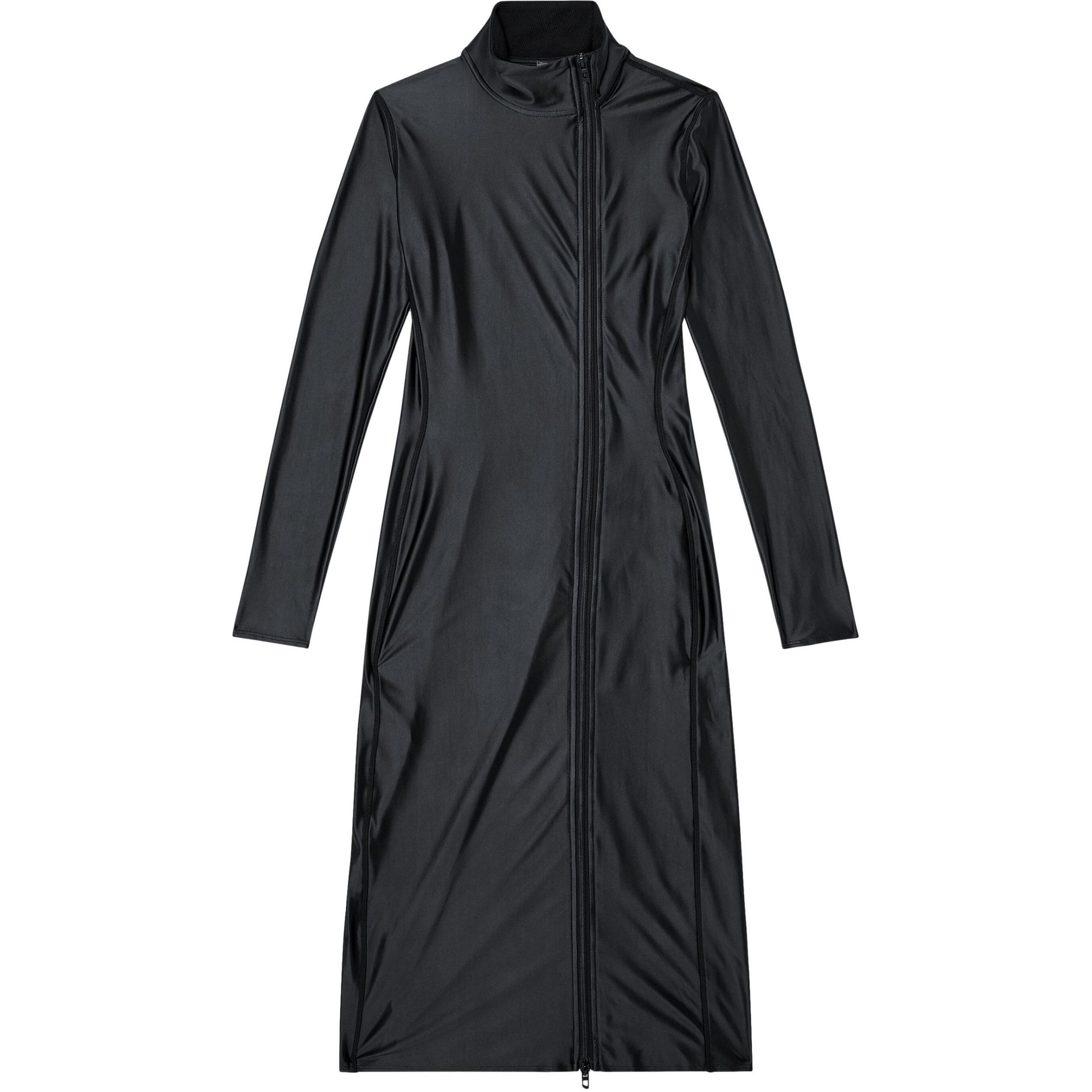 DIESEL FW24 Turtleneck Dress Black