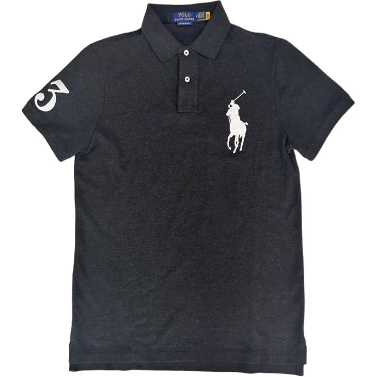 Polo Ralph Lauren Big Pony Logo Polo Shirt Dark Grey