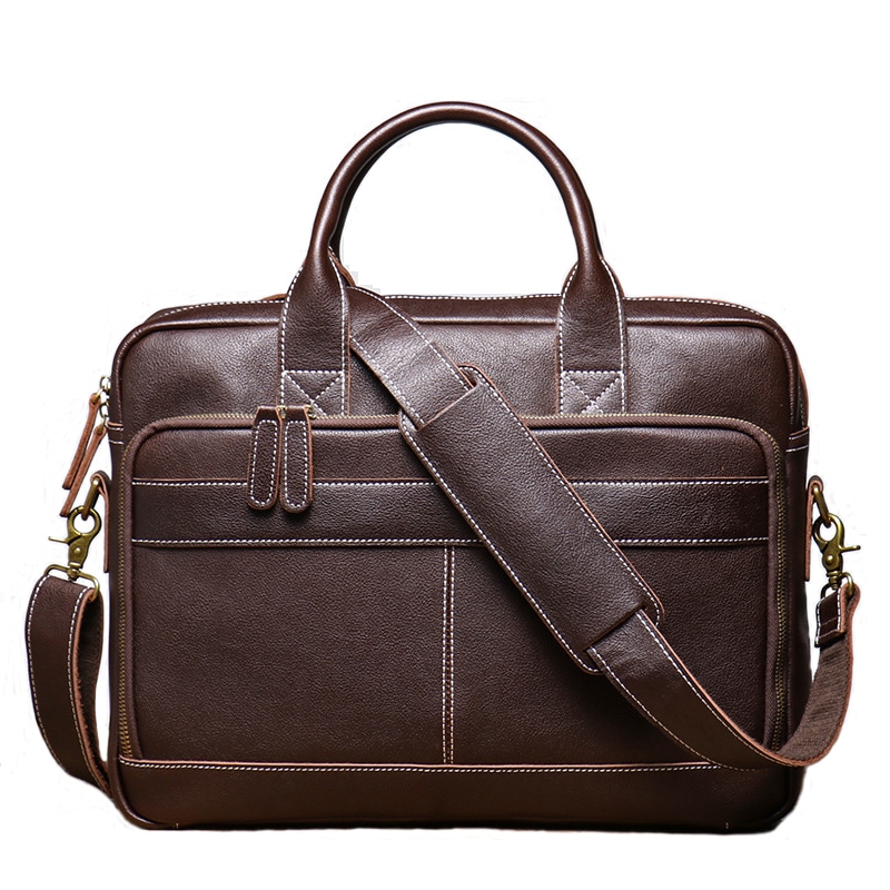 Dosrfini Business Leather Briefcase — фото 5