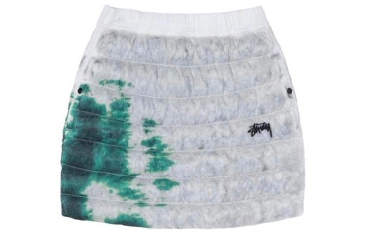 Stussy x Nike Logo Print Skirt Grey