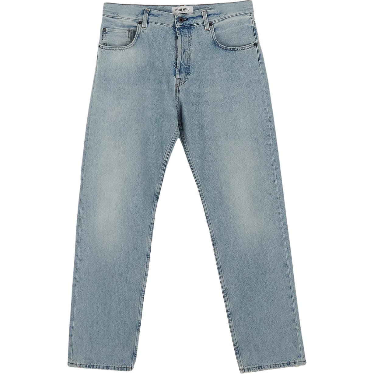 Miu Miu Denim Jeans Blue