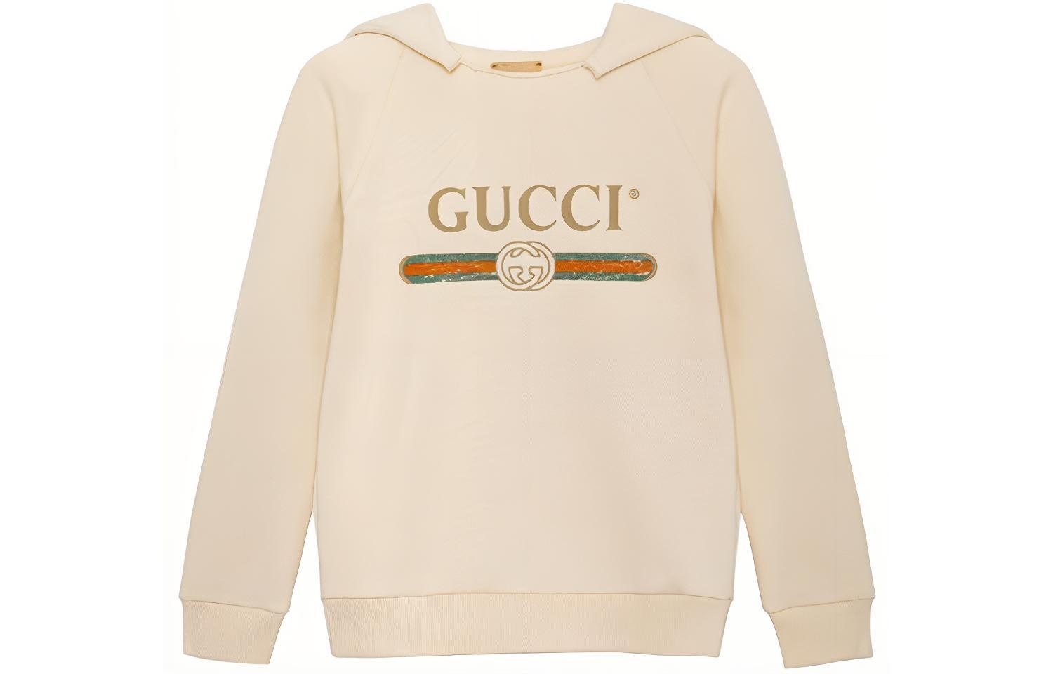 Gucci Kids Hoodie Beige