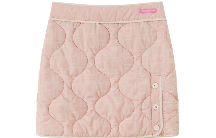 CHUU High Waist Padded A-Line Skirt