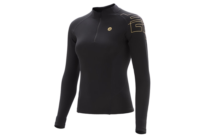 BMAI Compression Long Sleeve Black Gold