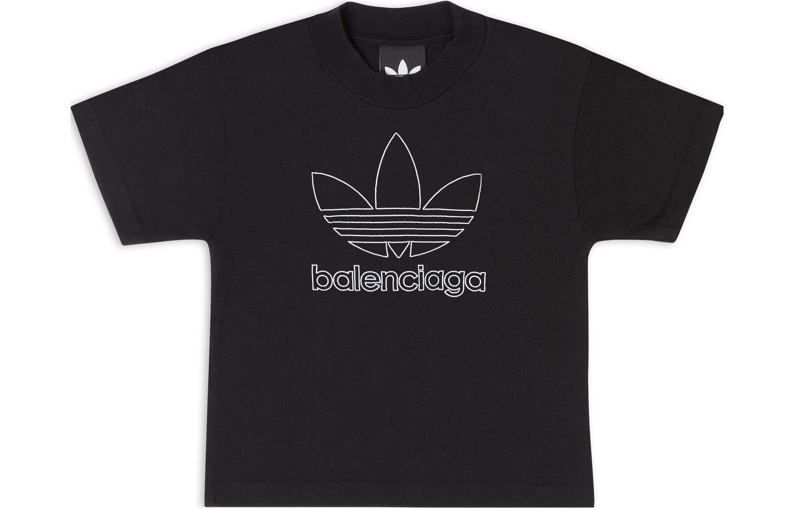 Balenciaga x adidas SS23 Logo T-Shirt Kids Black
