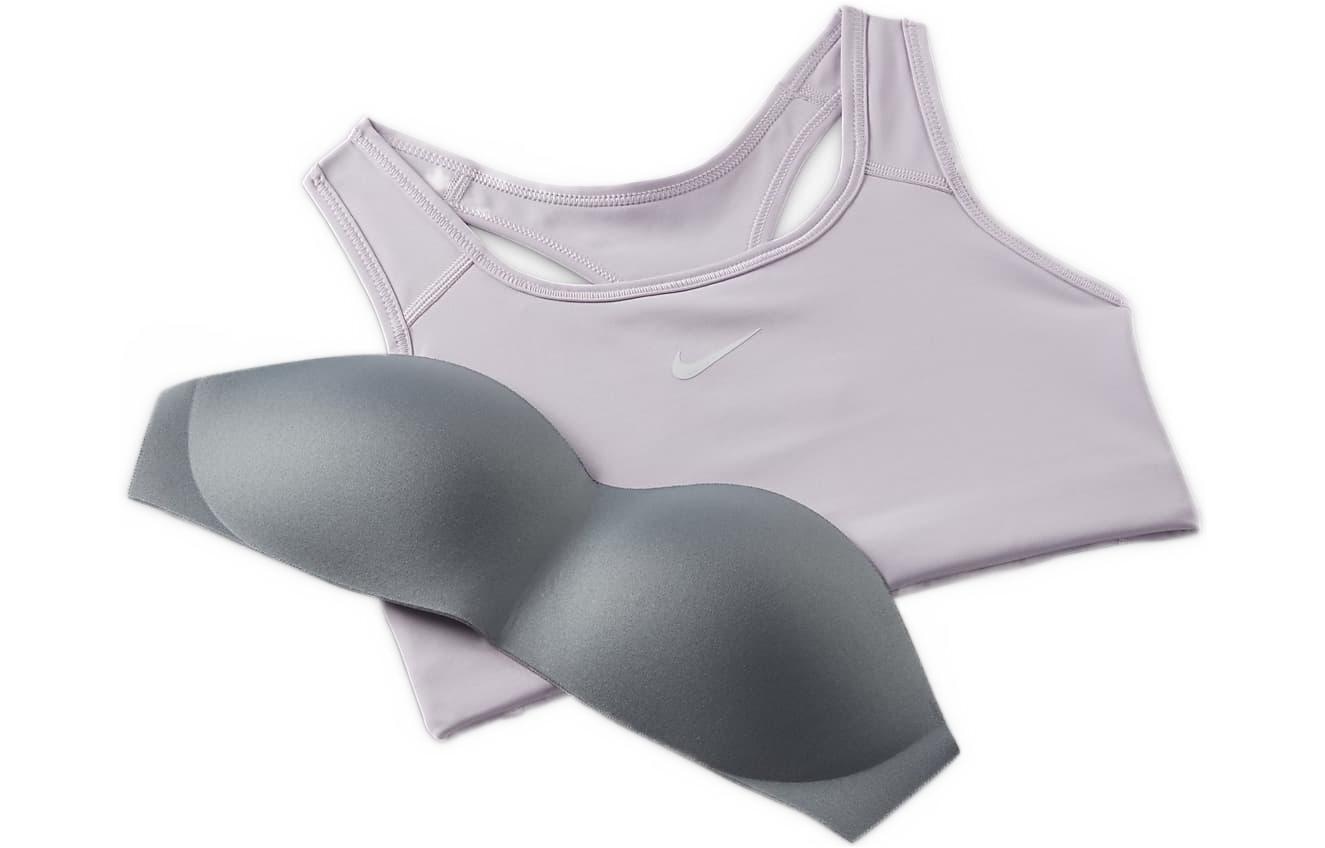Nike Swoosh Sports Bra Light Purple