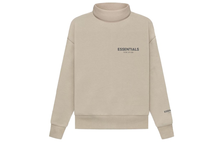 Fear of God Essentials Kids Pullover Mockneck Tan