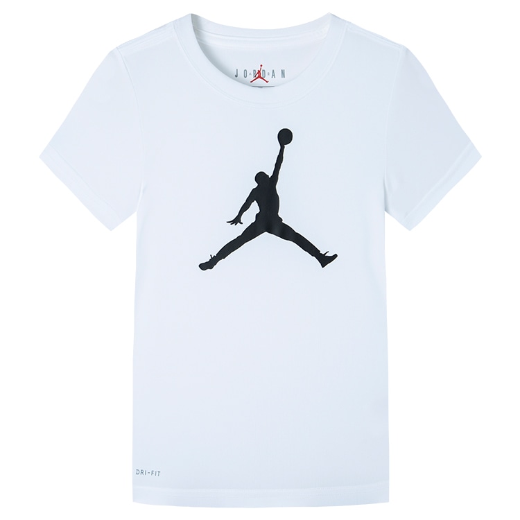 Футболка Jordan Dry Fit Tee Kids White Print