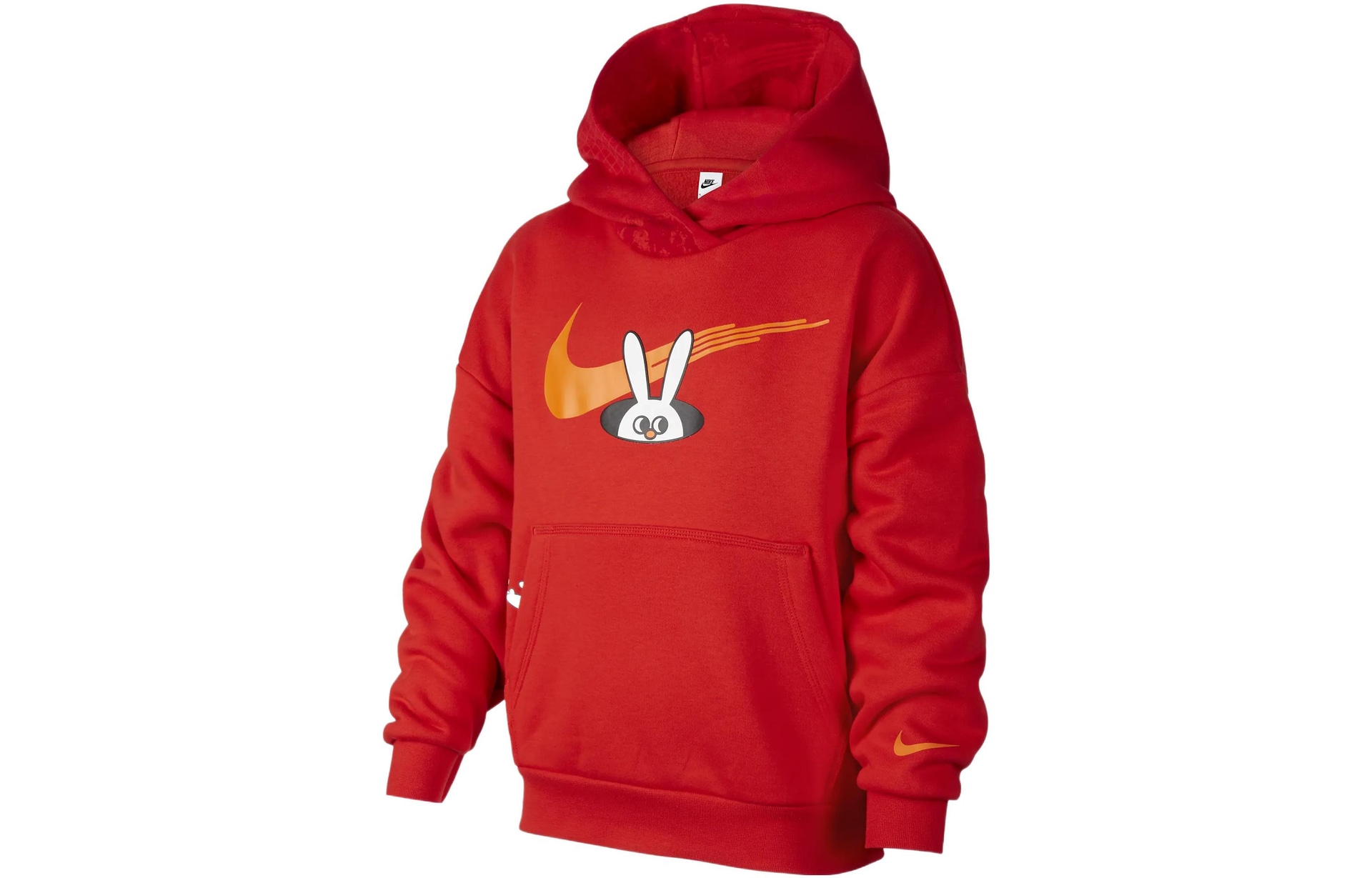 Nike CNY Cartoon Rabbit Hoodie Kids University Red