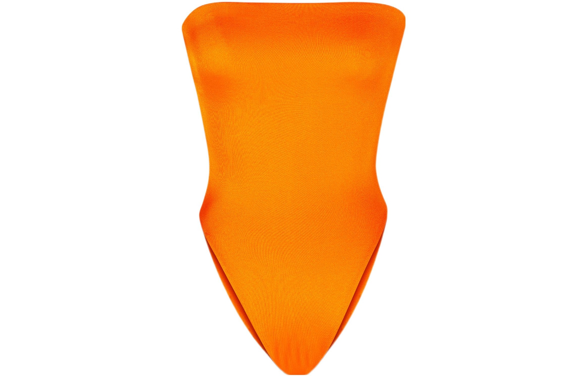 SAINT LAURENT/圣罗兰 Saint Laurent FW22 Strapless Swimsuit Orange