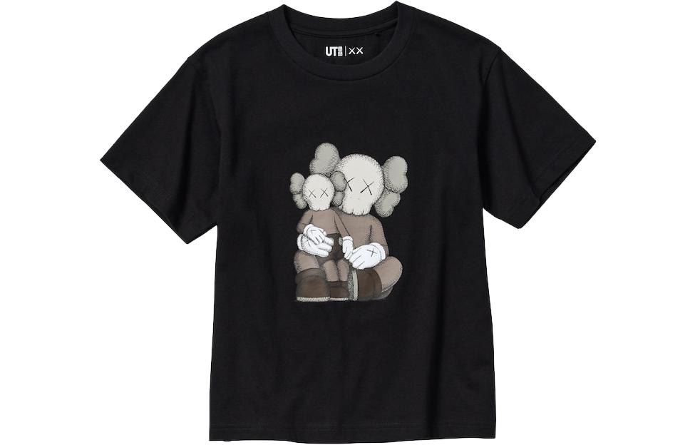 UNIQLO/优衣库 UNIQLO x KAWS SS23 Kids T-Shirt Black