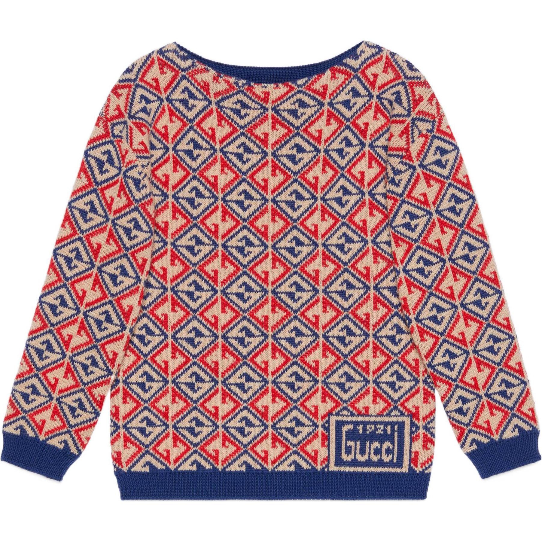 Gucci 1921 Series Blue Wool Sweater