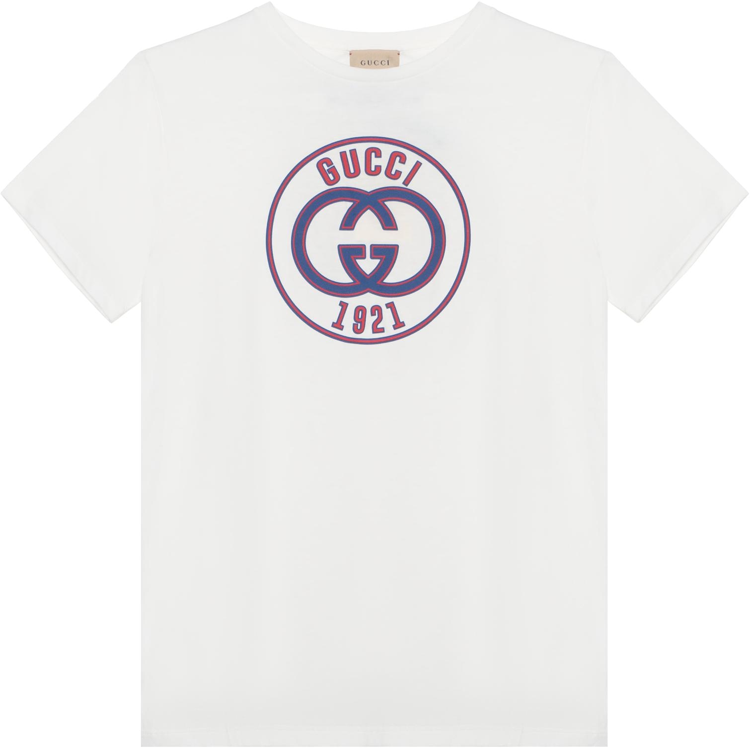Футболка Gucci Geometric Print T-Shirt Beige