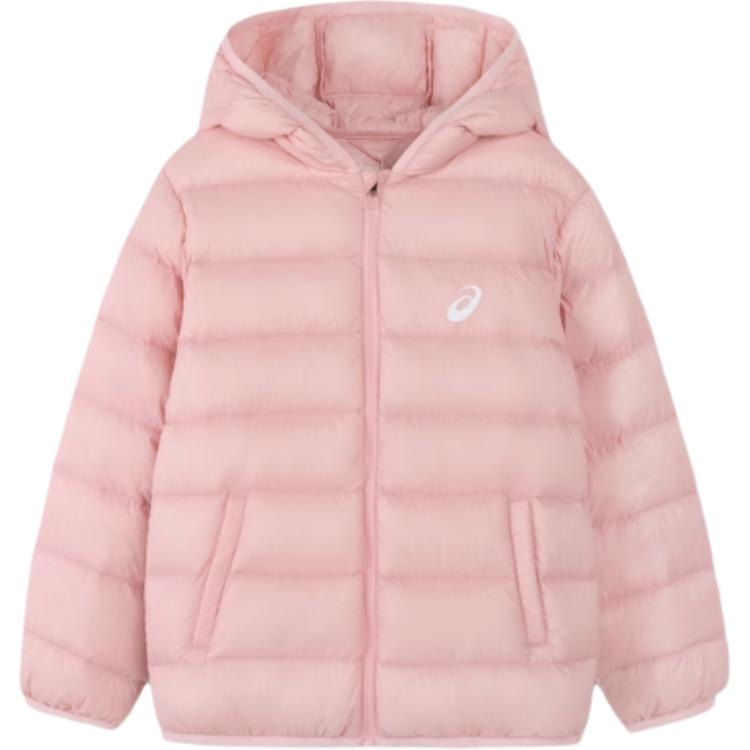 ASICS Hoodie Down Jacket Pink Youth