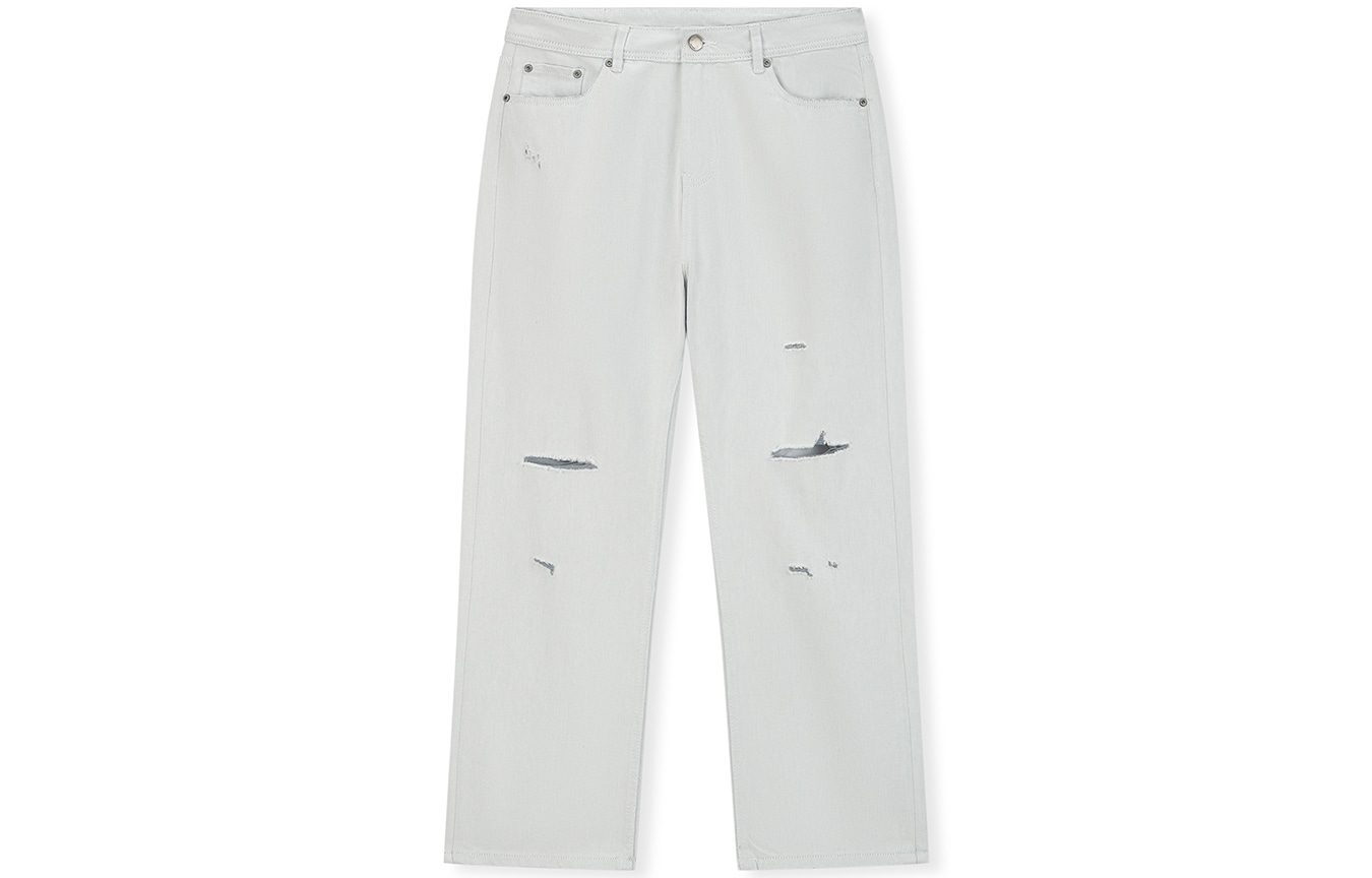 BONELESS Loose Street Retro Straight Jeans