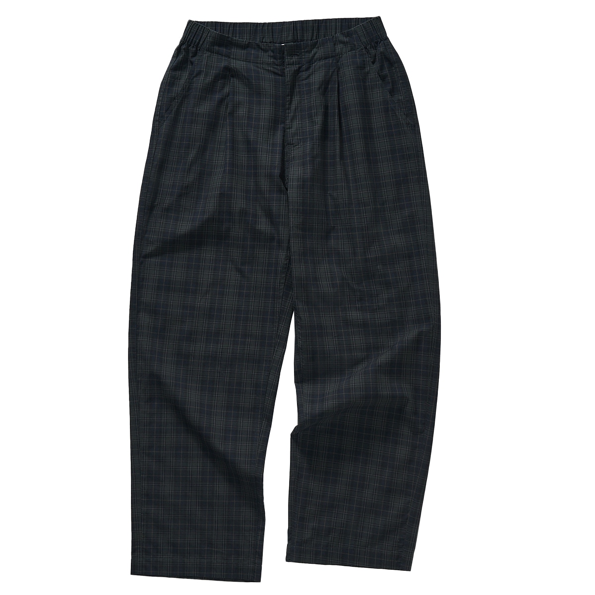 714STREET Street Plaid Pants Navy