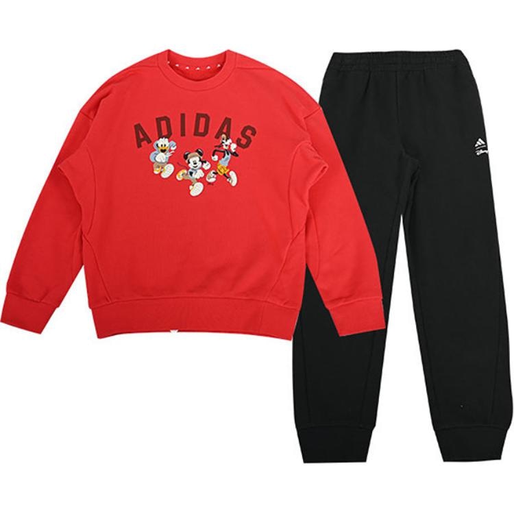 Adidas x Disney Kids Tracksuit Red Black