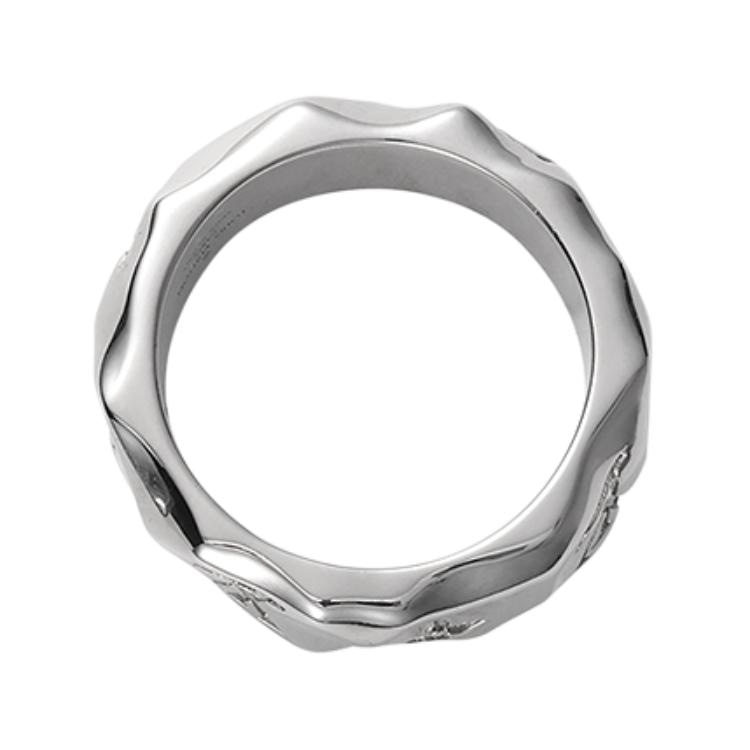 Louis Vuitton Carved Metal Ring Silver — фото 3