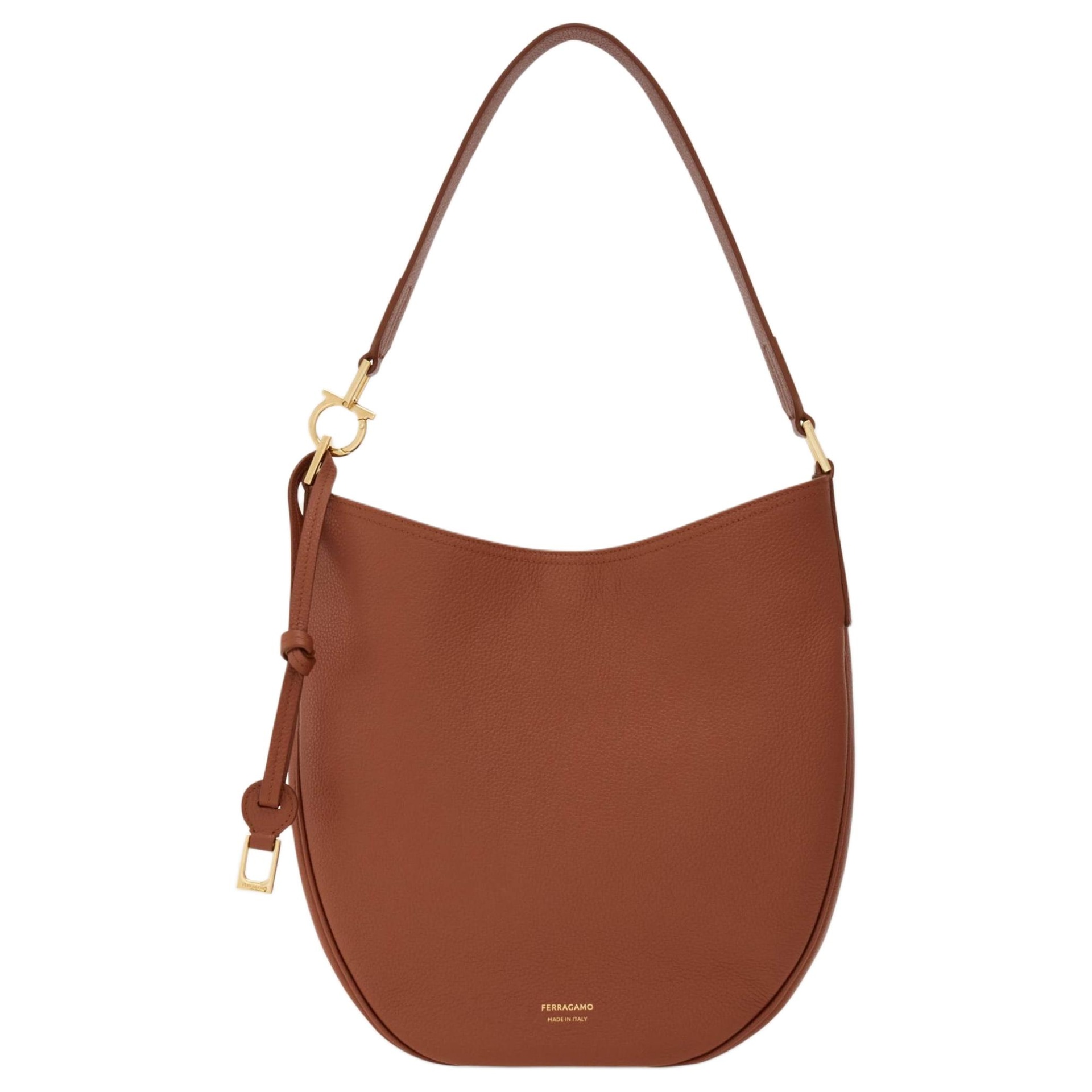 FERRAGAMO/菲拉格慕 Ferragamo North South Brown