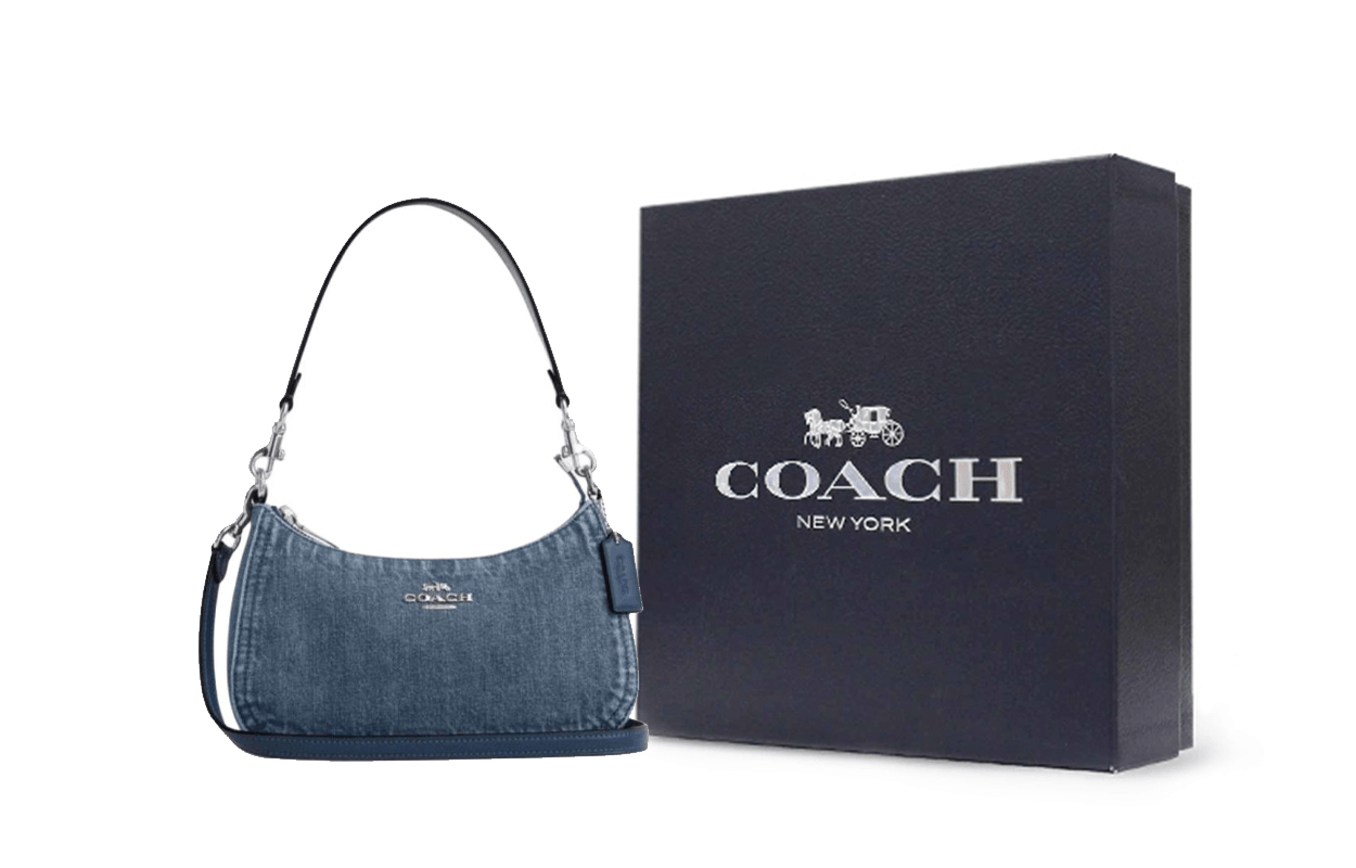 Coach Teri 25 Blue — фото 7