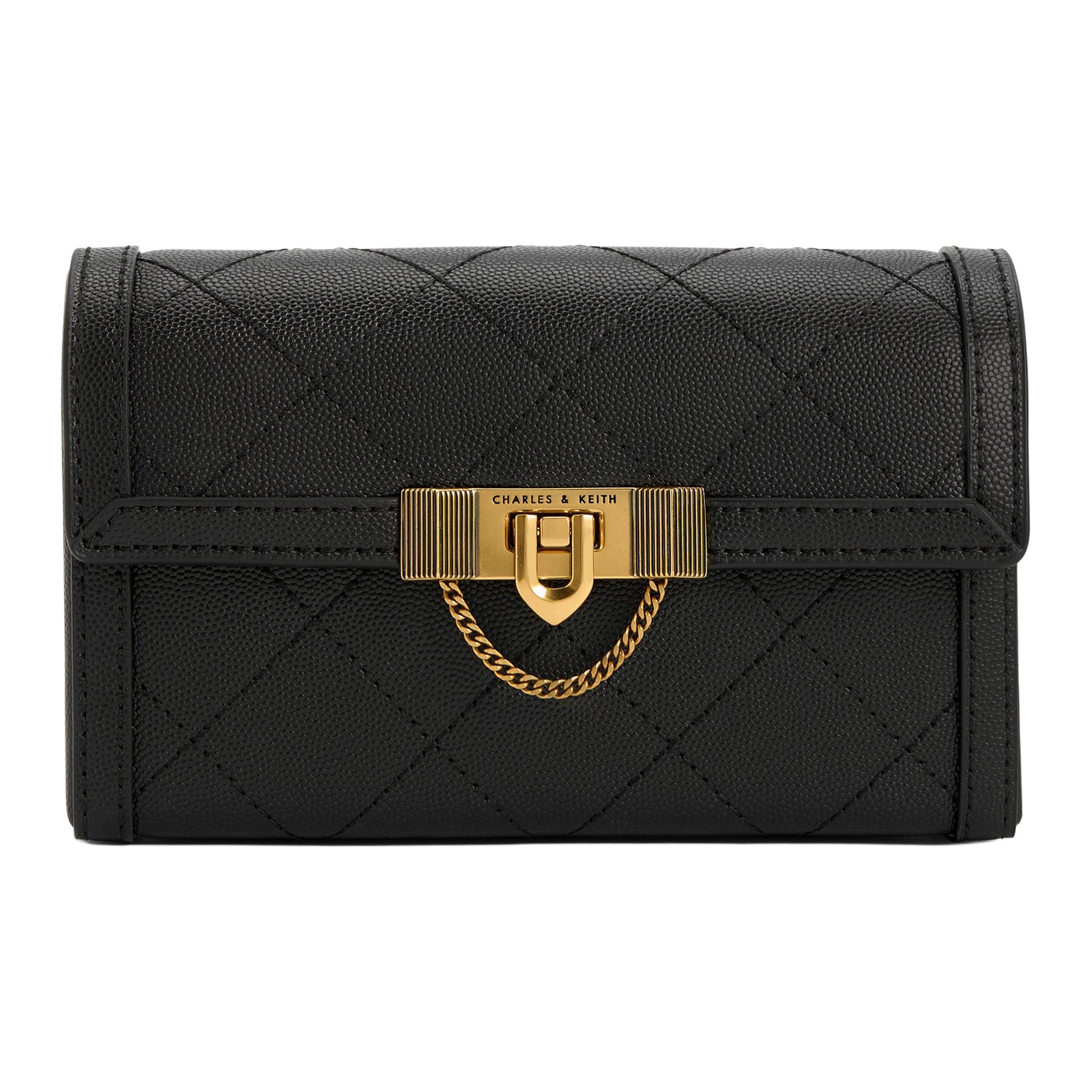 Charles&Keith Charles & Keith Quilted Chain Shoulder Bag — фото 1