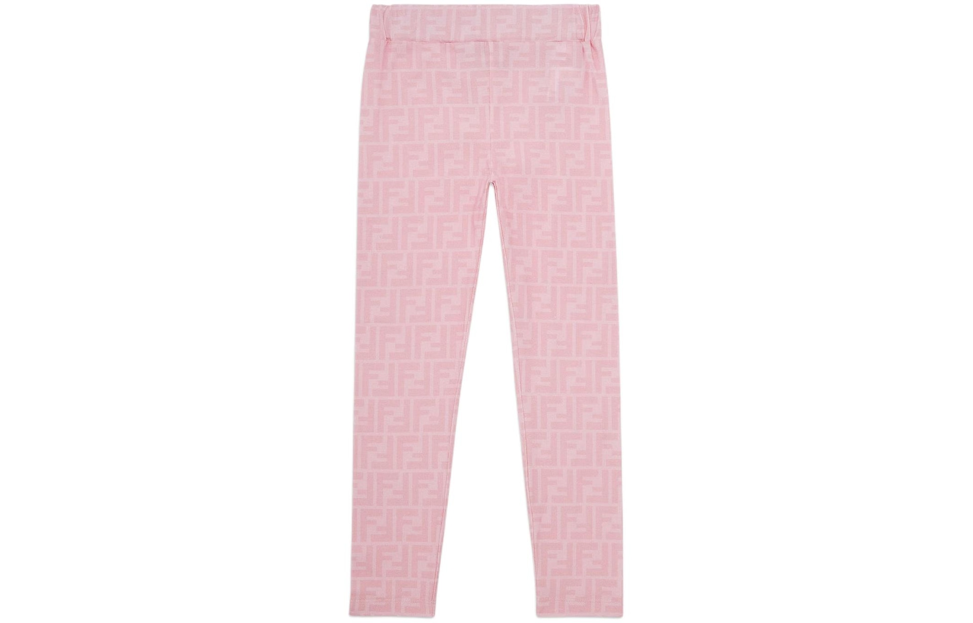 FENDI/芬迪 FENDI Pink Jersey Leggings With Logo