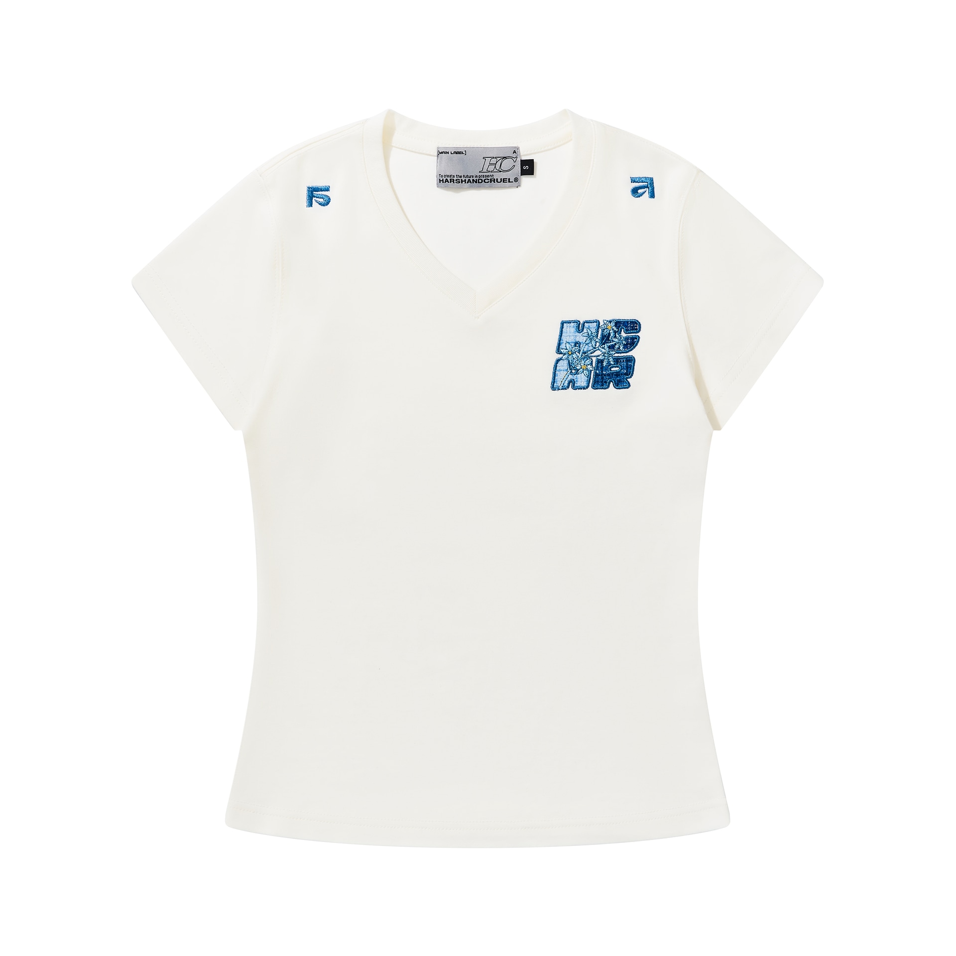 HARSH AND CRUEL Playful V-Neck Tee