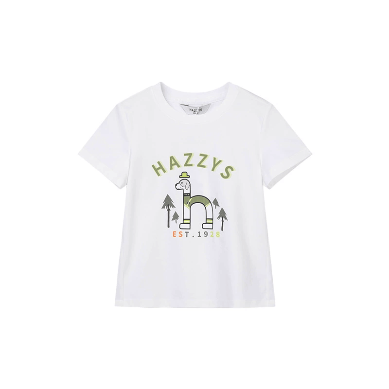 HAZZYS 哈吉斯 HAZZYS T SS25HAPPY