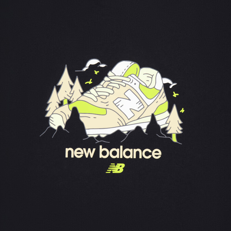New Balance SS24 T-shirt Black — фото 3
