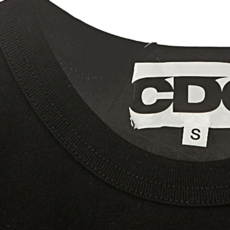 Cdg Logo Long Sleeve T-Shirt Black — фото 2