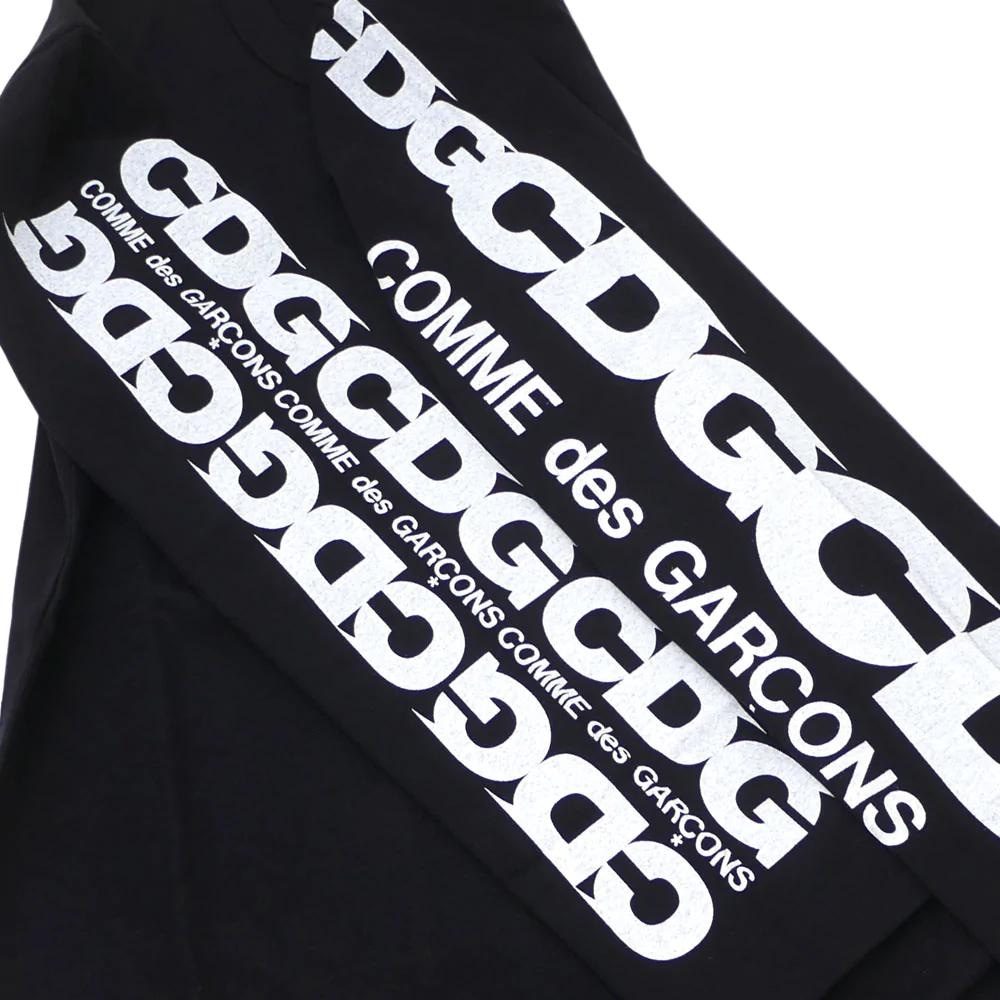 Cdg Logo Long Sleeve T-Shirt Black — фото 3