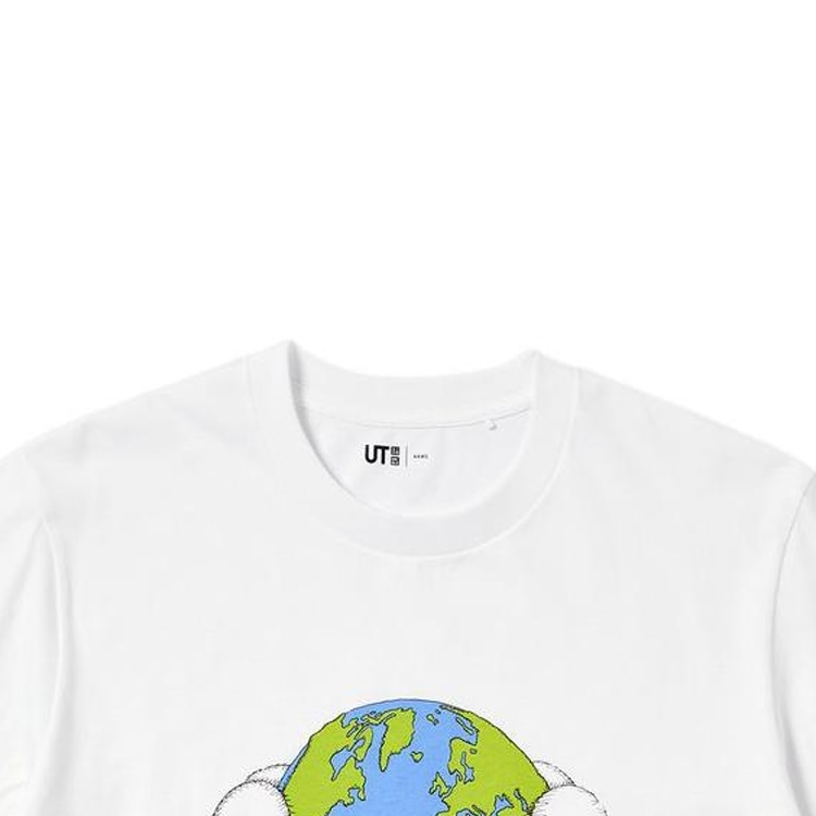 Uniqlo x KAWS PEACE FOR ALL T-Shirt White — фото 3