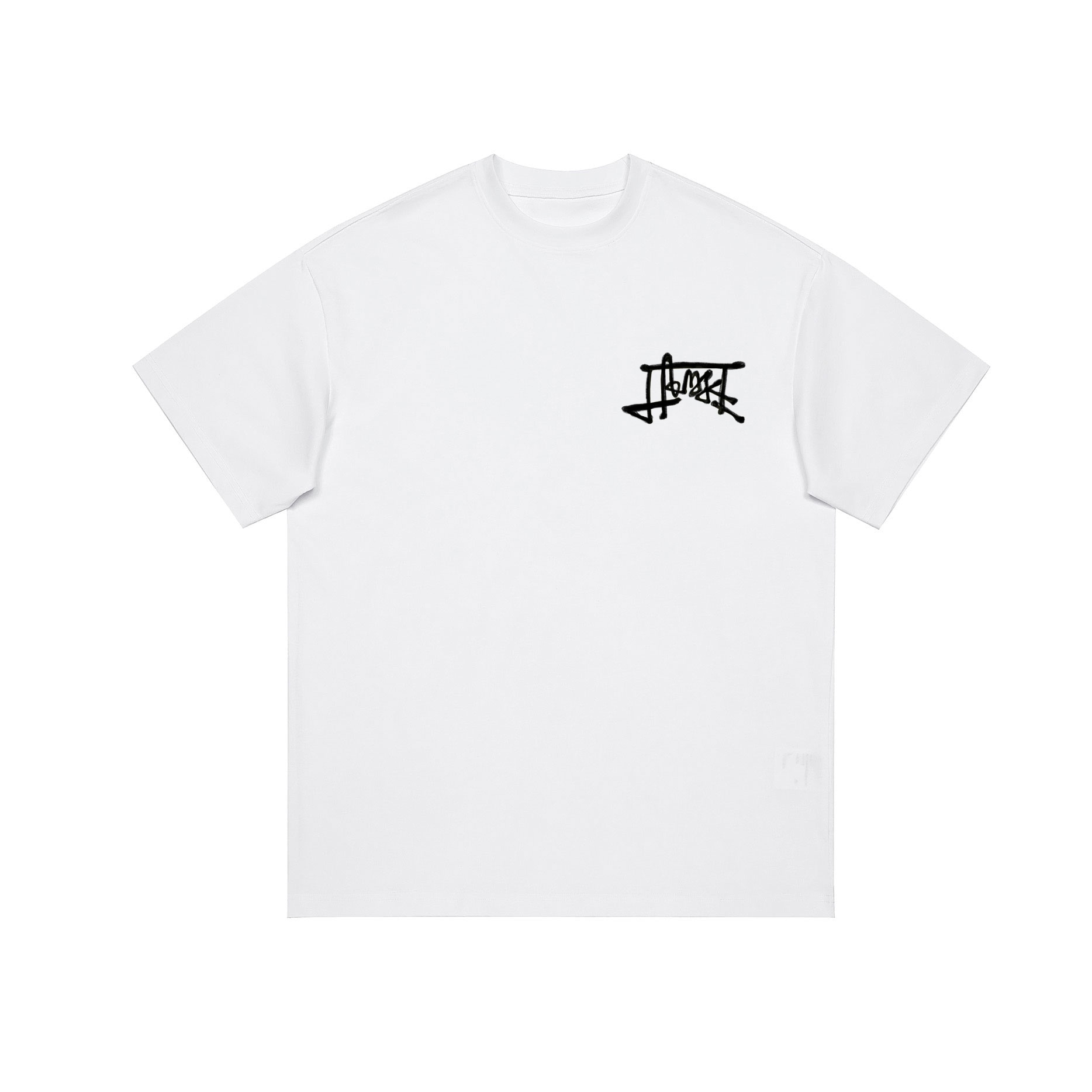 FFOMKE 240 Heavyweight Vintage Streetwear T-Shirt — фото 1