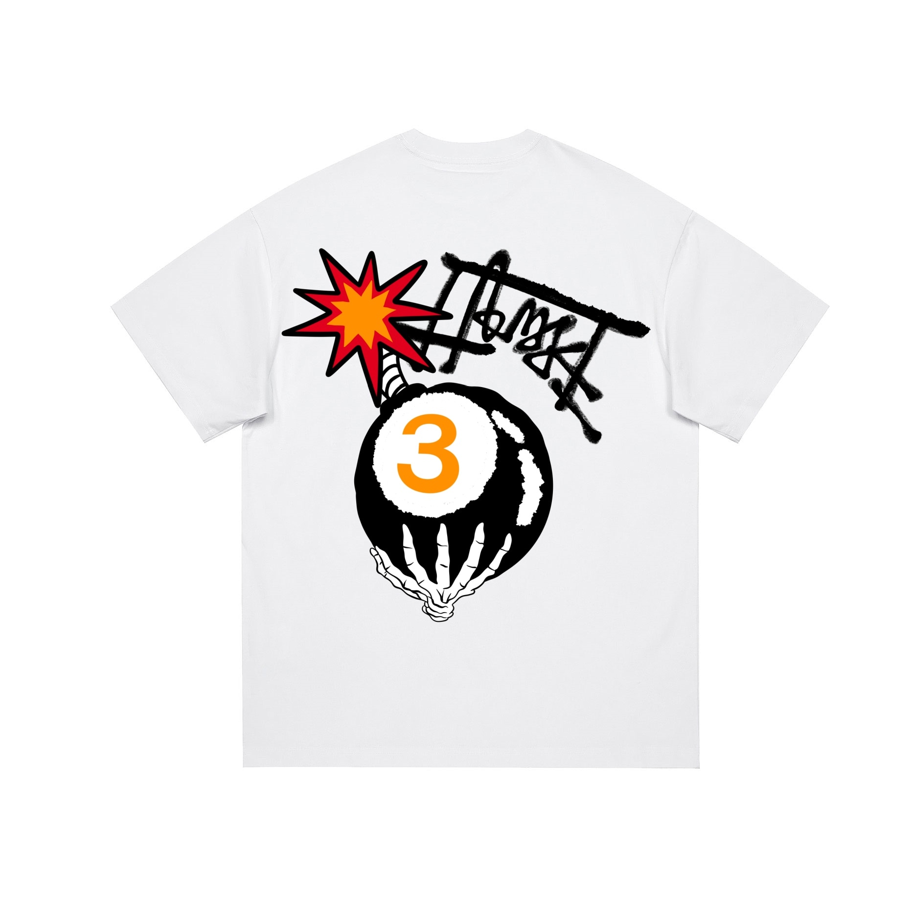 Футболка FFOMKE 240 Heavyweight Vintage Streetwear T-Shirt