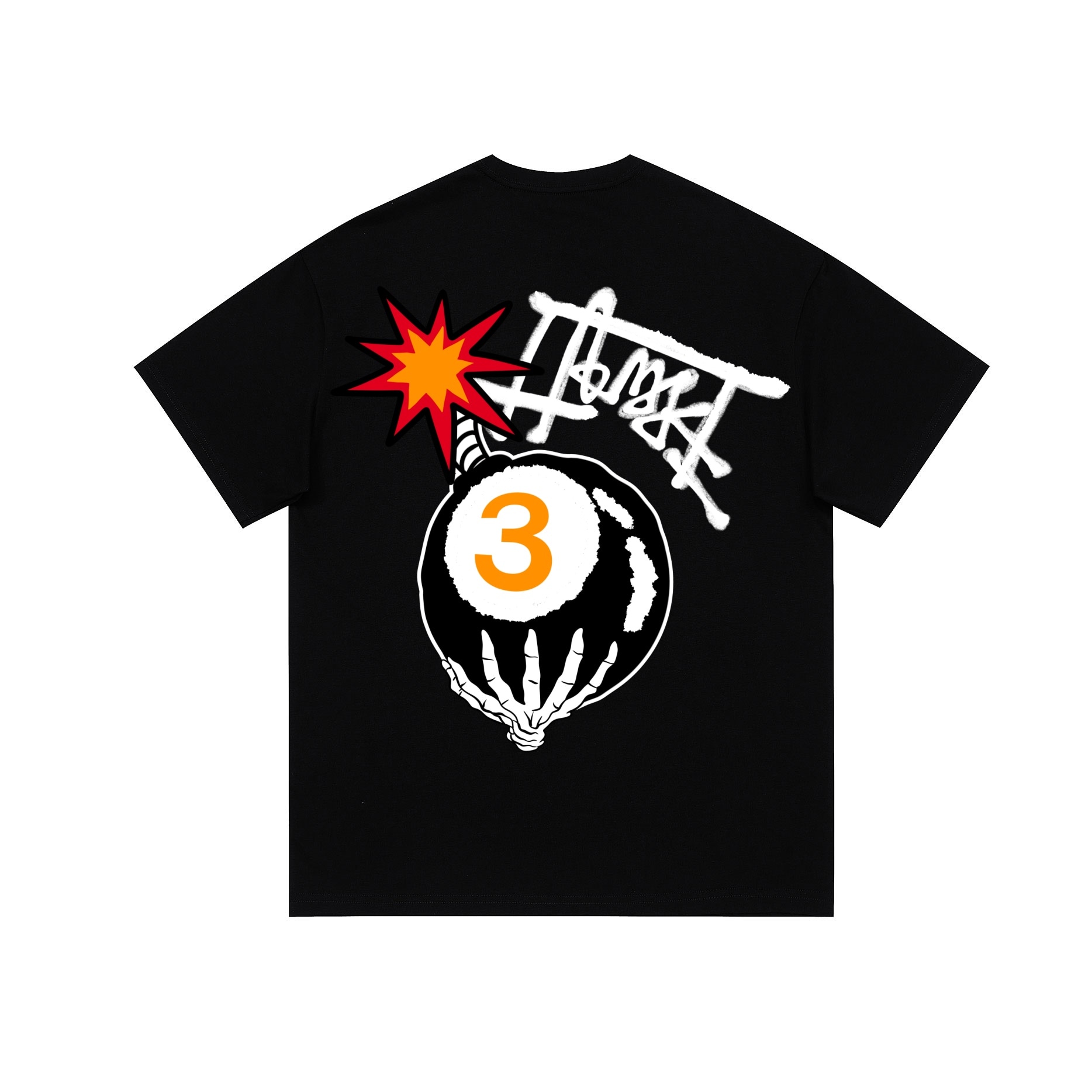FFOMKE 240 Heavyweight Vintage Streetwear T-Shirt — фото 5