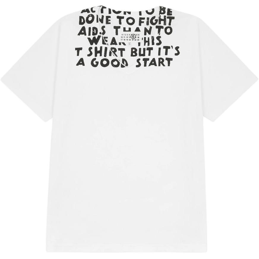 MM6 Maison Margiela SIDA V-neck T-shirt