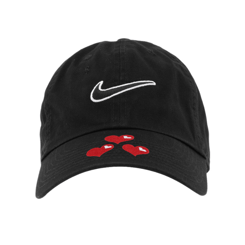 Nike Custom Hat Classic Logo Embroidery Black — фото 7
