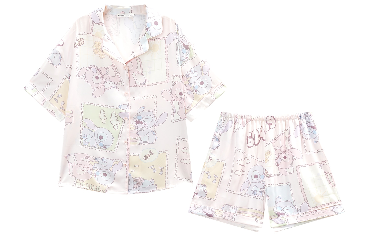 果壳 GUKOO GUKOO x Disney Stitch Pajama Set