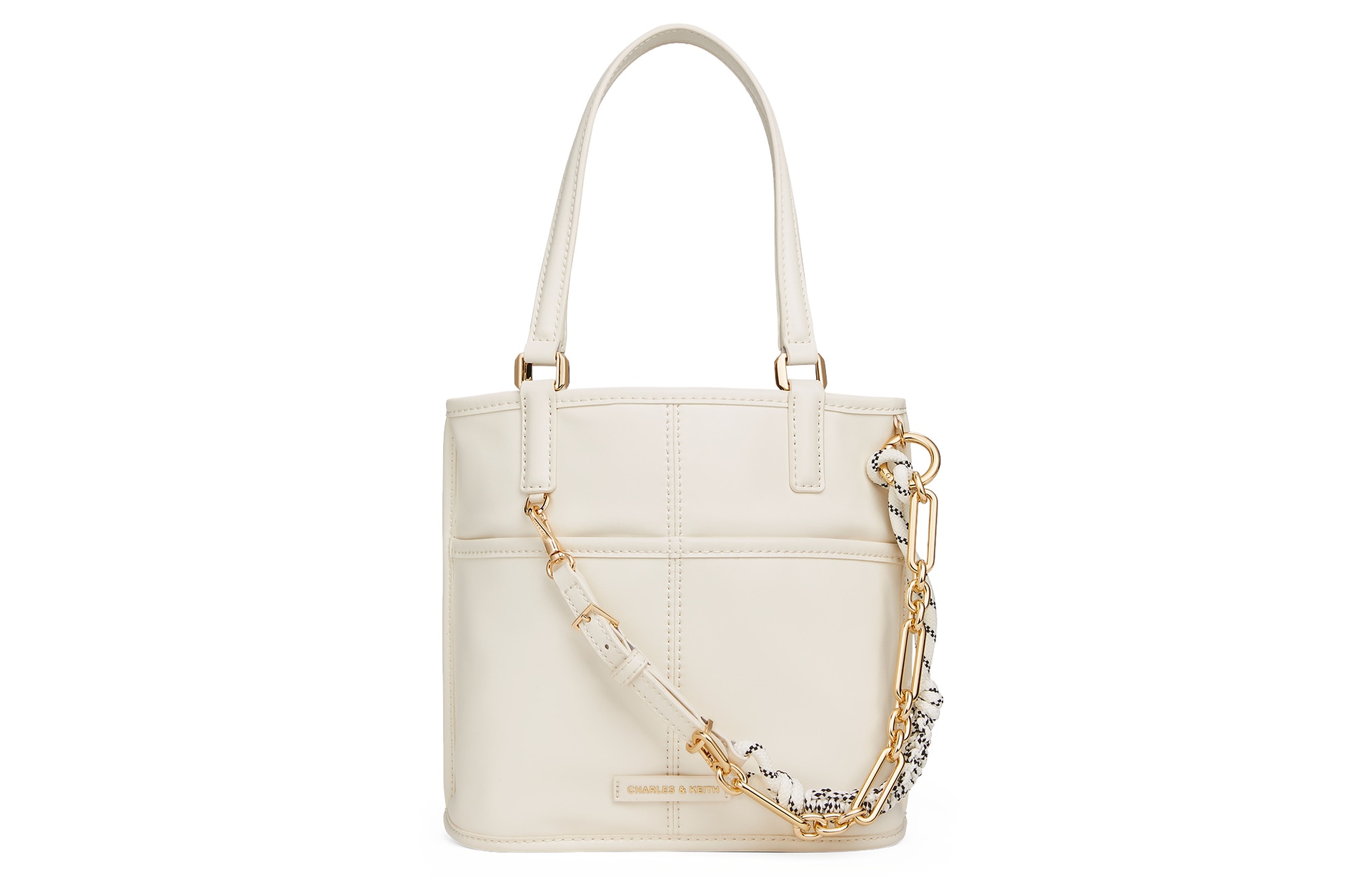 CHARLES&KEITH CHARLESKEITH ck PU Cream