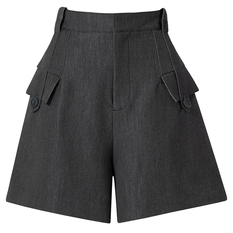 SHUEN High Waist Wide Leg Pants
