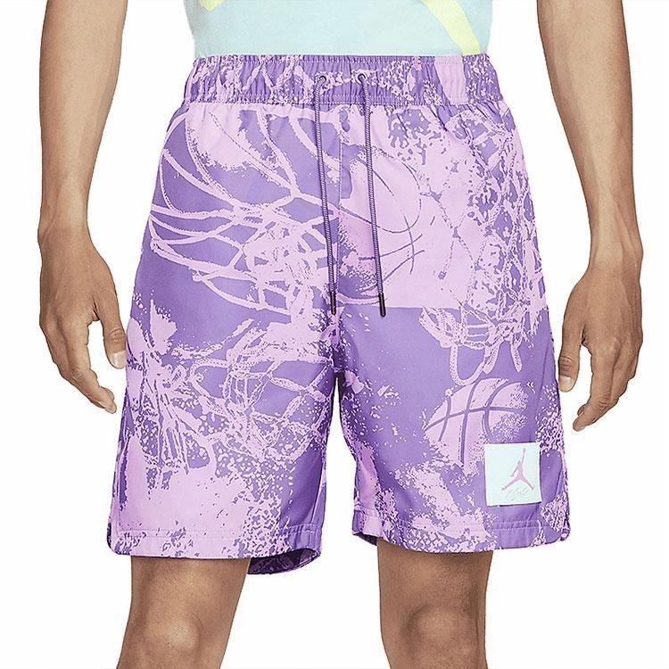 Jordan Flight Shorts Purple — фото 4
